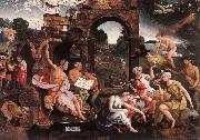 CORNELISZ VAN OOSTSANEN, Jacob Saul and the Witch of Endor dfg oil painting picture wholesale